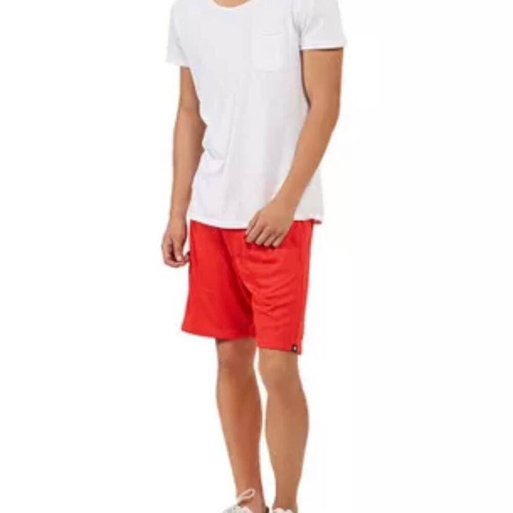 Jack & Jones Mens Red Breathable Mesh Shorts XL NWT